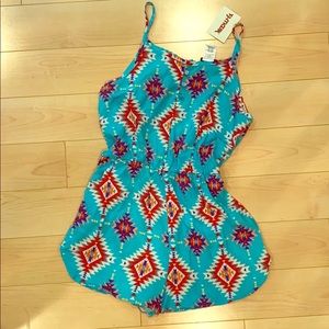 Girls shorts romper